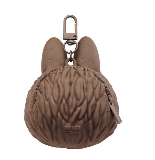 LABUBU Originals, Brown Silicone Earphone Bag - Getlabubu